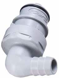 CPC Colder Products - Polypropylene Push-to-Connect Tube Male Connector - 60 Max psi, 3/4" Inside Diam, Gray - Exact Tooling