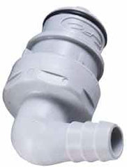 CPC Colder Products - Polypropylene Push-to-Connect Tube Male Connector - 60 Max psi, 1/2" Inside Diam, Gray - Exact Tooling