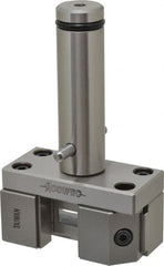 Accupro - 0.785 Jaw Opening Capacity, 37.08mm Jaw Height, Toolmaker's Vise - Flat Jaw, 105mm OAL x 29.97mm OAW x 4.19" OAH - Exact Tooling