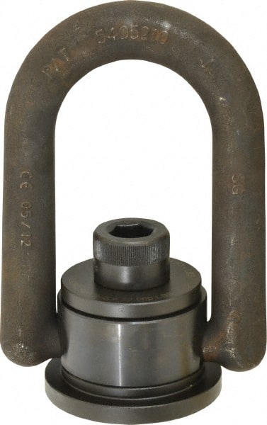 American Drill Bushing - 10,000 Lbs. Load Capacity, 5.1 Inch Wide x 7.64 Inch High, Extra Duty Weld Mount Hoist Ring - Exact Tooling