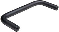 Amatom Electronic Hardware - 3-3/16" Long x 7/8" High, Round Handle - Black Oxide Finish, Stainless Steel, 3" Center to Center - Exact Tooling