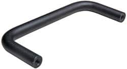 Amatom Electronic Hardware - 4-9/16" Long x 1-1/2" High, Round Handle - Black Oxide Finish, Stainless Steel, 4-1/4" Center to Center - Exact Tooling