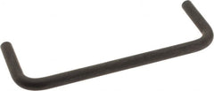 Amatom Electronic Hardware - 4-1/4" Long x 1-1/2" High, Round Handle - Black Oxide Finish, Stainless Steel, 4" Center to Center - Exact Tooling