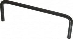 Amatom Electronic Hardware - 5-1/4" Long x 2" High, Round Handle - Black Oxide Finish, Stainless Steel, 5" Center to Center - Exact Tooling