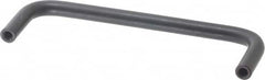 Amatom Electronic Hardware - 4-13/16" Long x 1-1/2" High, Round Handle - Black Anodized, Aluminum, 4-1/2" Center to Center - Exact Tooling