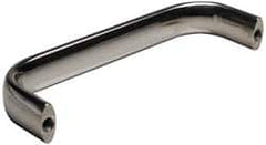 Amatom Electronic Hardware - 2-25/32" Long x 0.63" Wide x 1-1/2" High, Oval Handle - Clear Passivated, Stainless Steel, 2-1/2" Center to Center - Exact Tooling