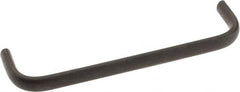 Amatom Electronic Hardware - 6-9/32" Long x 0.44" Wide x 1-1/2" High, Oval Handle - Black Oxide Finish, Stainless Steel, 6" Center to Center - Exact Tooling