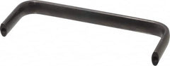 Amatom Electronic Hardware - 6-9/32" Long x 0.63" Wide x 2-1/4" High, Oval Handle - Black Oxide Finish, Stainless Steel, 6" Center to Center - Exact Tooling