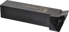 Kennametal - MDQN, Right Hand Cut, 27.5° Lead Angle, 1-1/4" Shank Height x 1-1/4" Shank Width, Negative Rake Indexable Turning Toolholder - 6" OAL, DN..43. Insert Compatibility, Series Kenloc - Exact Tooling