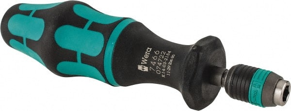 Wera - 1 Piece, 11 to 29 In/Lb, Preset Torque Limiting Screwdriver - 1/4" Drive - Exact Tooling