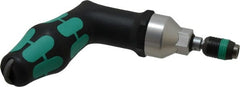 Wera - 3 to 6 N/m, Adjustable Torque Limiting Screwdriver - 6" OAL, 1/4" Drive, 1/4" Graduation - Exact Tooling