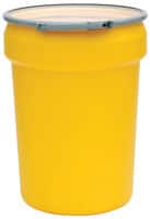 Eagle - 30 Gallon Capacity, Metal Lever Lock, Yellow Lab Pack - 5 Gallon Container, Polyethylene, 396 Lb. Capacity, UN 1H2/X120/S; UN 1H2/Y180/S Listing - Exact Tooling