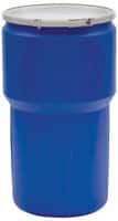 Eagle - 14 Gallon Capacity, Metal Lever Lock, Blue Lab Pack - 5 Gallon Container, Polyethylene, 220 Lb. Capacity, UN 1H2/X65/S; UN 1H2/Y100/S Listing - Exact Tooling