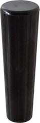 Gibraltar - 1/2-13 Hole, 1-1/32" Deep Hole, Phenolic, Female Insert Fluted Tapered Knob - 4-3/8 OAL, 1" Base Diam, Black, 1-3/8" Head Diam - Exact Tooling