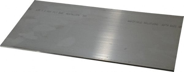 Value Collection - 1/8 Inch Thick x 6 Inch Wide x 12 Inch Long, Aluminum Strip - Alloy 6061 - Exact Tooling