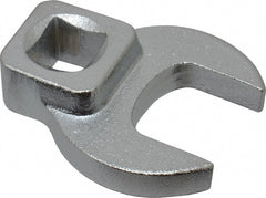 Blackhawk by Proto - 11/16" 3/8" Drive Chrome Open End Crowfoot Wrench - 1-1/2" OAL - Exact Tooling