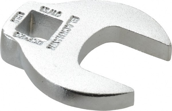 Blackhawk by Proto - 13/16" 3/8" Drive Chrome Open End Crowfoot Wrench - 1-23/32" OAL - Exact Tooling