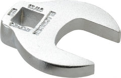 Blackhawk by Proto - 13/16" 3/8" Drive Chrome Open End Crowfoot Wrench - 1-23/32" OAL - Exact Tooling