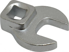 Blackhawk by Proto - 15mm 3/8" Drive Chrome Open End Crowfoot Wrench - 1-19/32" OAL - Exact Tooling