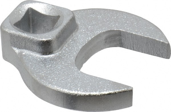 Blackhawk by Proto - 22mm 3/8" Drive Chrome Open End Crowfoot Wrench - 1-23/32" OAL - Exact Tooling