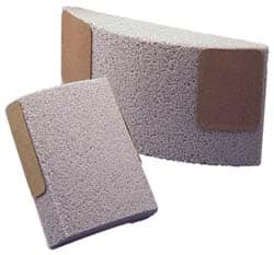 Norton - 11-1/4" Wide x 8" High x 3" Thick Grinding Segment - 30 Grit - Exact Tooling