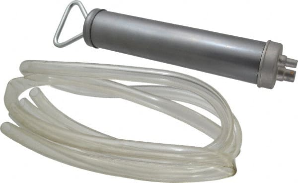 PRO-LUBE - Oil Lubrication Aluminum Suction Gun - For 12 oz Container, Use with Antifreeze, Biological Oils, Brake Fluids, Cooling Liquids, Fuel Oils, Mineral Oil, Petrol, Spirits, Synthetic Oil & Water - Exact Tooling