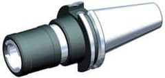 Kennametal - CAT50 Taper Shank Tension & Compression Tapping Chuck - 5/16 to 7/8" Tap Capacity, 3.86" Projection, Size 2 Adapter, Quick Change - Exact Tooling