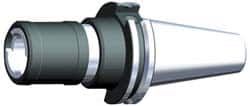 Kennametal - CAT50 Taper Shank Tension & Compression Tapping Chuck - #0 to 9/16" Tap Capacity, 3.82" Projection, Size 1 Adapter, Quick Change, Through Coolant - Exact Tooling