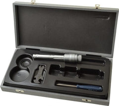 TESA Brown & Sharpe - 0.5 to 0.6", 3" Gage Depth, Mechanical Inside Hole Micrometer - 0.0002" Graduation, Ratchet Stop Thimble - Exact Tooling