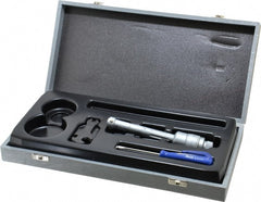 TESA Brown & Sharpe - 0.6 to 0.7", 3" Gage Depth, Mechanical Inside Hole Micrometer - 0.0002" Graduation, Ratchet Stop Thimble - Exact Tooling