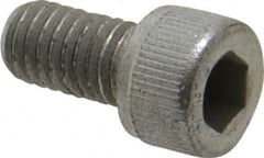 Value Collection - #10-32 UNF Hex Socket Drive, Socket Cap Screw - Alloy Steel, Zinc-Plated Finish, Fully Threaded, 3/8" Length Under Head - Exact Tooling