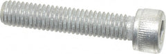 Value Collection - #10-32 UNF Hex Socket Drive, Socket Cap Screw - Alloy Steel, Zinc-Plated Finish, Fully Threaded, 1" Length Under Head - Exact Tooling