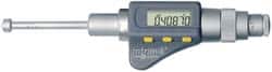 TESA Brown & Sharpe - 1.98" to 2.38", IP40 & IP54, Steel Face TiN Finish, Electronic Inside Micrometer - 0.00005" Resolution, 0.00024" Accuracy, 98" Gage Depth - Exact Tooling