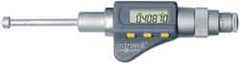 TESA Brown & Sharpe - 3.15" to 3.55", IP40 & IP54, Steel Face TiN Finish, Electronic Inside Micrometer - 0.00005" Resolution, 0.00024" Accuracy, 98" Gage Depth - Exact Tooling