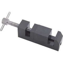 TESA Brown & Sharpe - 7/8" Jaw Width, 1-15/16" Jaw Opening Capacity, 7/8" Jaw Height, Toolmaker's Vise - Flat Jaw, 1-1/8" OAH - Exact Tooling