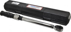 CDI - 3/8" Drive Click Type Adjustable Clicker Torque Wrench - 16.9 N/m to 132 N/m Torque, 16" OAL, 0.7 N/m Graduation - Exact Tooling