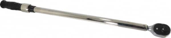 CDI - 1/2" Drive Micrometer Type Ratchet Head Torque Wrench - 30 Ft/Lb to 250 Ft/Lb Torque, 21-1/4" OAL - Exact Tooling