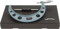 Mitutoyo - 6 to 7" Range, 0.001" Graduation, Mechanical Outside Micrometer - Ratchet Stop Thimble, Accurate to 0.0002" - Exact Tooling