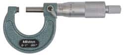 Mitutoyo - 250 to 275mm Range, 0.01mm Graduation, Mechanical Outside Micrometer - Ratchet Stop Thimble, Accurate to 0.0001" - Exact Tooling
