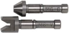 Mitutoyo - Micrometer Anvil - Use with 326126 Series Screw Thread Micrometers - Exact Tooling