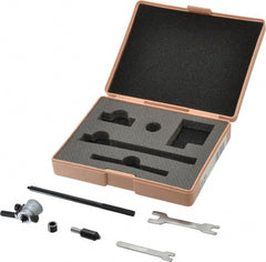 Mitutoyo - 1 to 2", Friction Thimble, Mechanical, Satin Chrome Finish, Interchangeable Rod Micrometer - 0.001 Inch Graduation, Accurate Up to 0.00024+(0.00004xR/20) Inch, 1/4 Inch Travel, 2 Rods - Exact Tooling