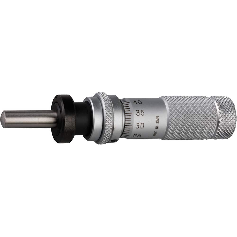 Mitutoyo - Mechanical Micrometer Heads; Minimum Measurement (Inch): 0 ; Minimum Measurement (Decimal Inch): 0 ; Minimum Measurement (mm): 0 ; Maximum Measurement (mm): 13.00 ; Digital Counter: No ; Graduation (mm): 0.010 - Exact Tooling