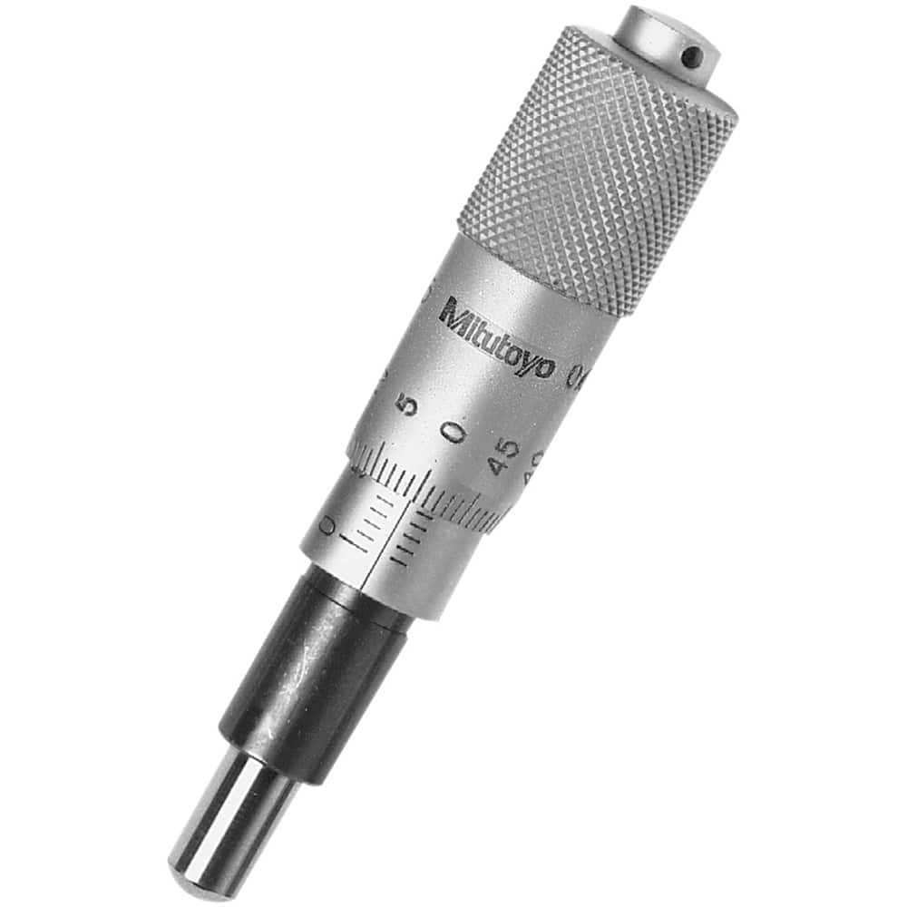 Mitutoyo - Mechanical Micrometer Heads; Minimum Measurement (Inch): 0 ; Minimum Measurement (Decimal Inch): 0 ; Minimum Measurement (mm): 0 ; Maximum Measurement (mm): 15.00 ; Digital Counter: No ; Graduation (mm): 0.010 - Exact Tooling