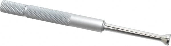 Mitutoyo - 0.3 to 0.4 Inch Measurement, Small Hole Gage - 4 Inch Overall Length, Half Ball - Exact Tooling