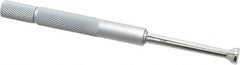 Mitutoyo - 0.3 to 0.4 Inch Measurement, Small Hole Gage - 4 Inch Overall Length, Half Ball - Exact Tooling