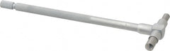 Mitutoyo - 1-1/4 to 2-1/8 Inch, 5.9055 Inch Overall Length, Telescoping Gage - Satin Chrome Finish - Exact Tooling