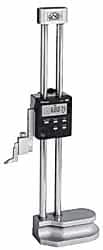 Mitutoyo - 40" Electronic Height Gage - 0.0005, 0.0002" (Switchable) Resolution, Accurate to 0.003", LCD Display, SPC Data Output - Exact Tooling