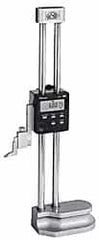 Mitutoyo - 40" Electronic Height Gage - 0.0005, 0.0002" (Switchable) Resolution, Accurate to 0.003", LCD Display, SPC Data Output - Exact Tooling