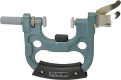 Mitutoyo - 1 to 2 Inch, Snap Gage - 0.0001 Inch Graduation, 15 N Measuring Force, Carbide Anvil, Dial Display - Exact Tooling