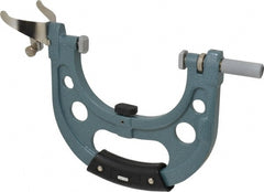 Mitutoyo - 4 to 5 Inch, Snap Gage - 0.0001 Inch Graduation, 15 N Measuring Force, Carbide Anvil, Dial Display - Exact Tooling